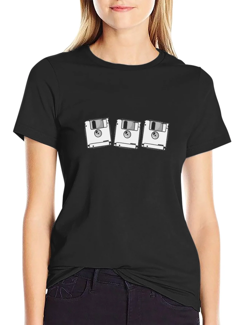 Retro Floppy Disk T-Shirt - Vintage Tech Tee product image 2