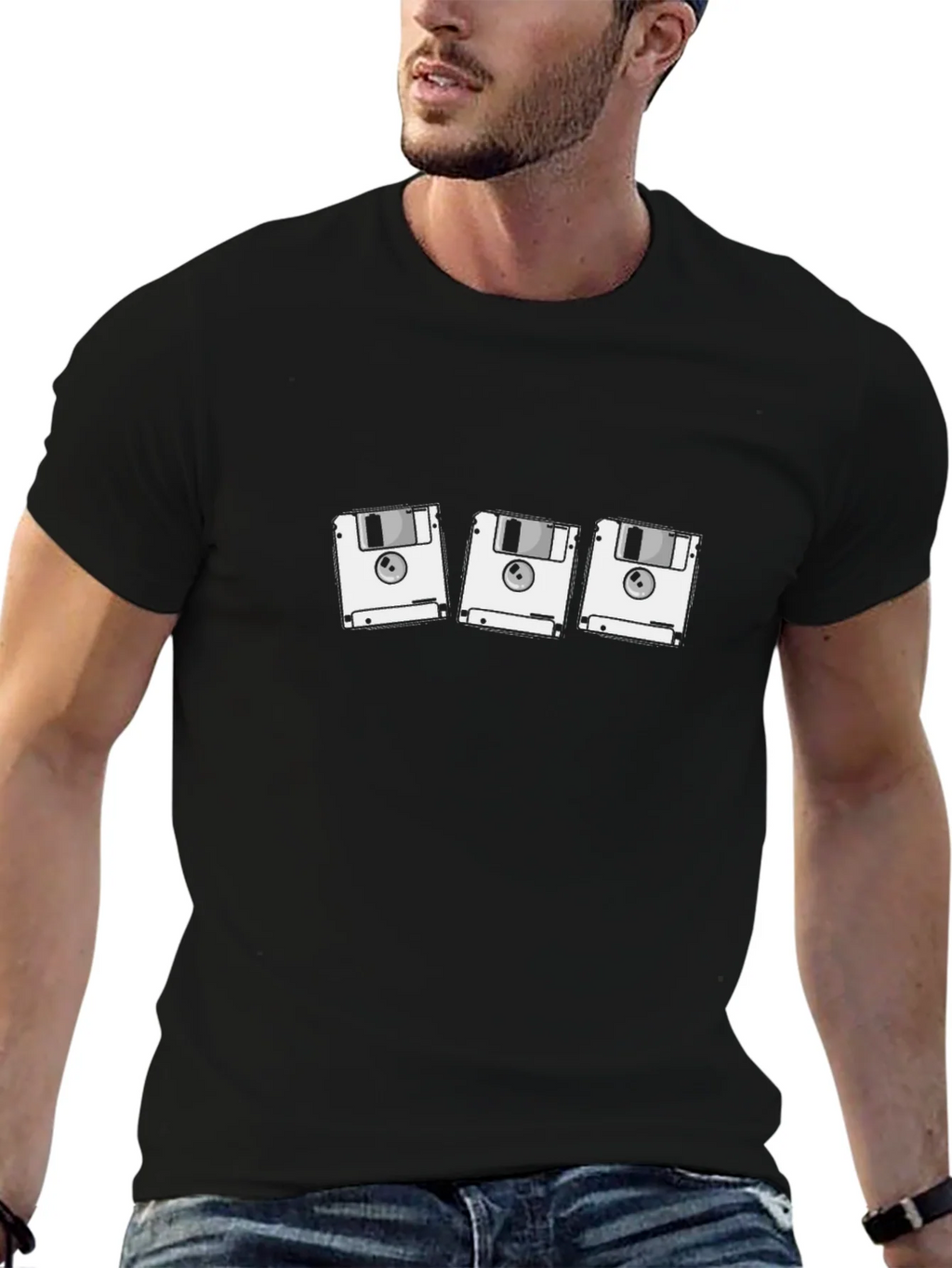 Retro Floppy Disk T-Shirt - Vintage Tech Tee product image 6
