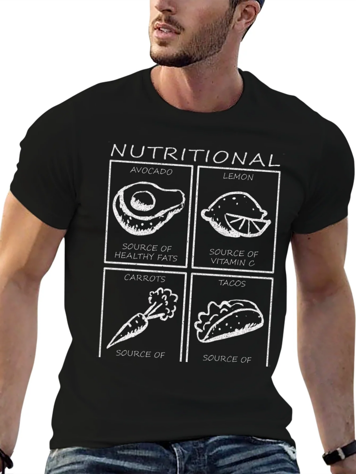 Nutritional Foods Graphic T-Shirt product image 6