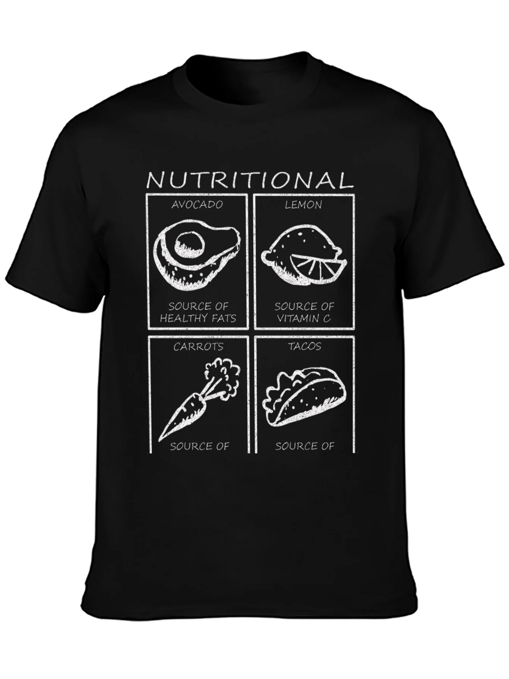Nutritional Foods Graphic T-Shirt product image 3