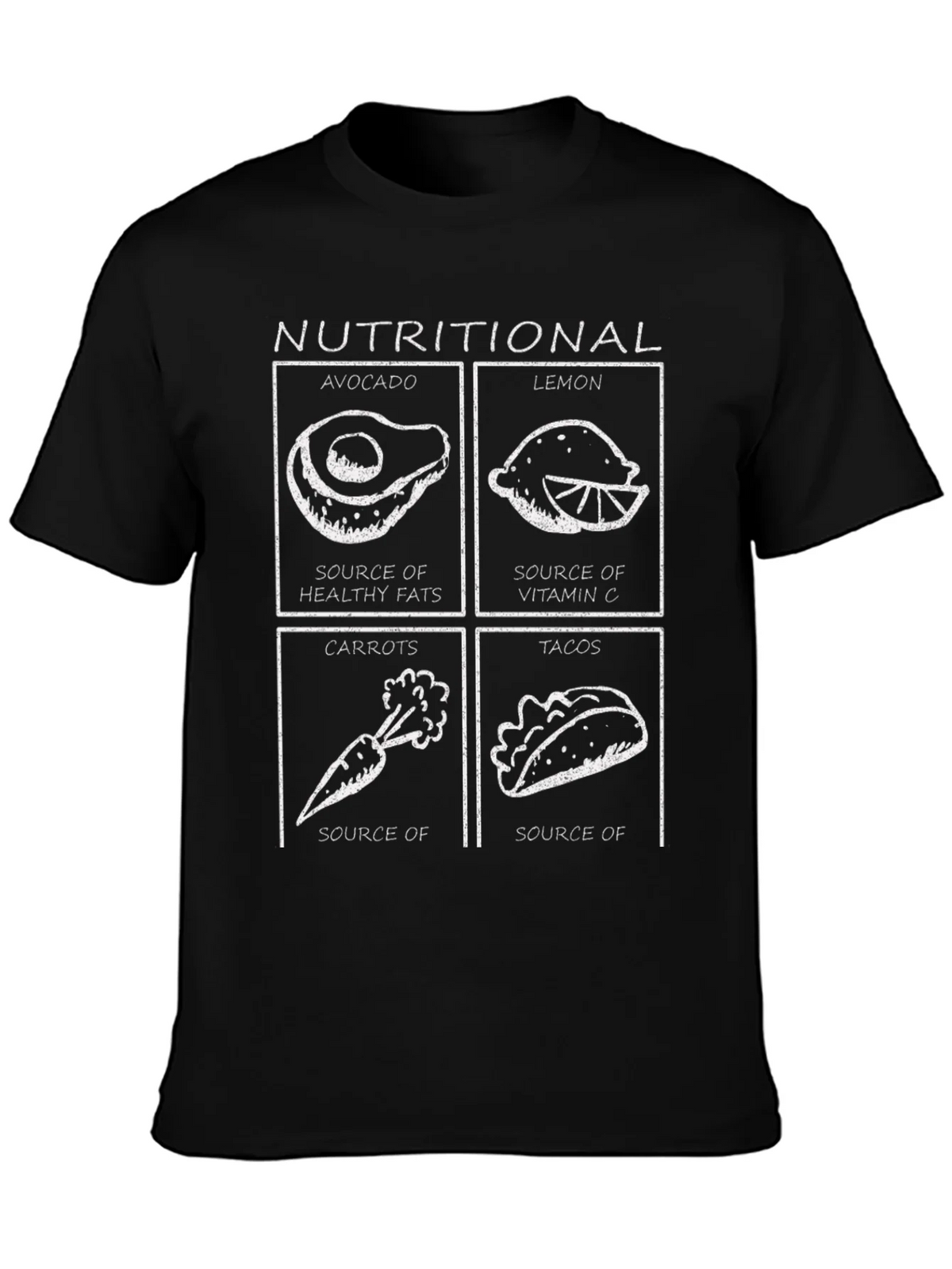 Nutritional Foods Graphic T-Shirt product image 3