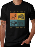 Yellowstone National Park Animals Graphic Tee product image 1