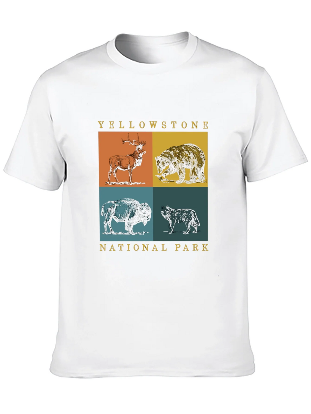 Yellowstone National Park Animals Graphic Tee product image 7