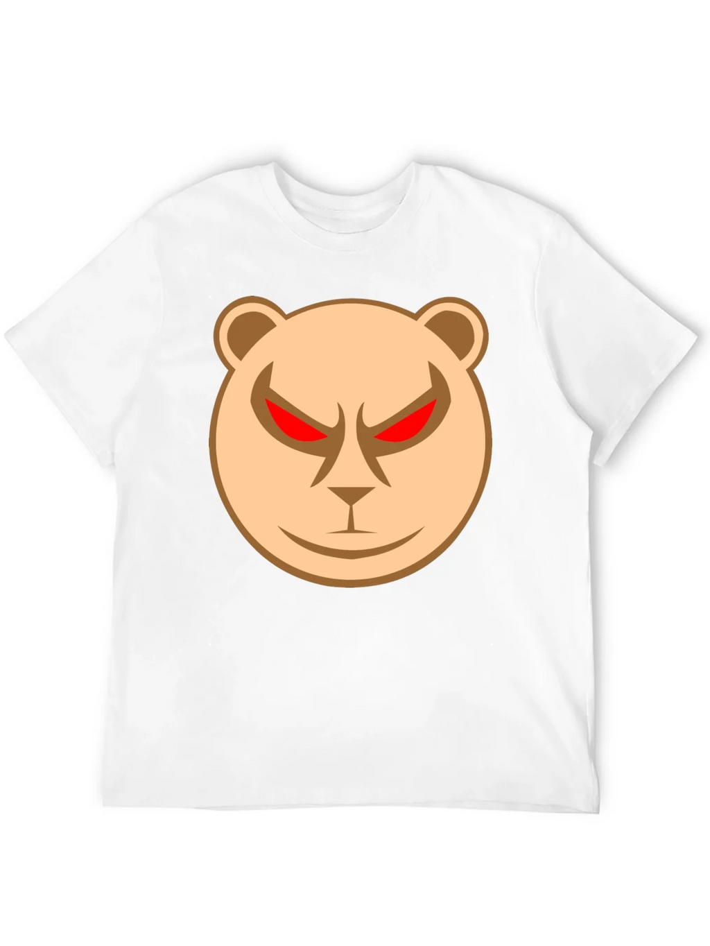 Mens Black T-Shirt with Angry Bear Graphic product image 6