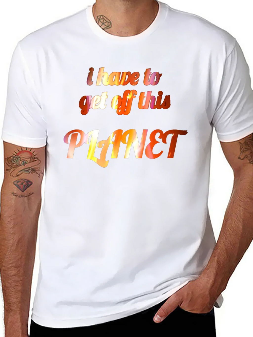 I Have to Get Off This Planet Graphic Tee product image 7