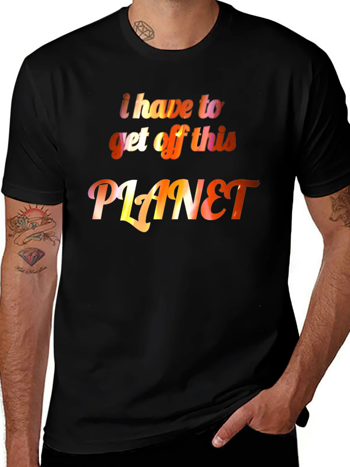 I Have to Get Off This Planet Graphic Tee product image 1