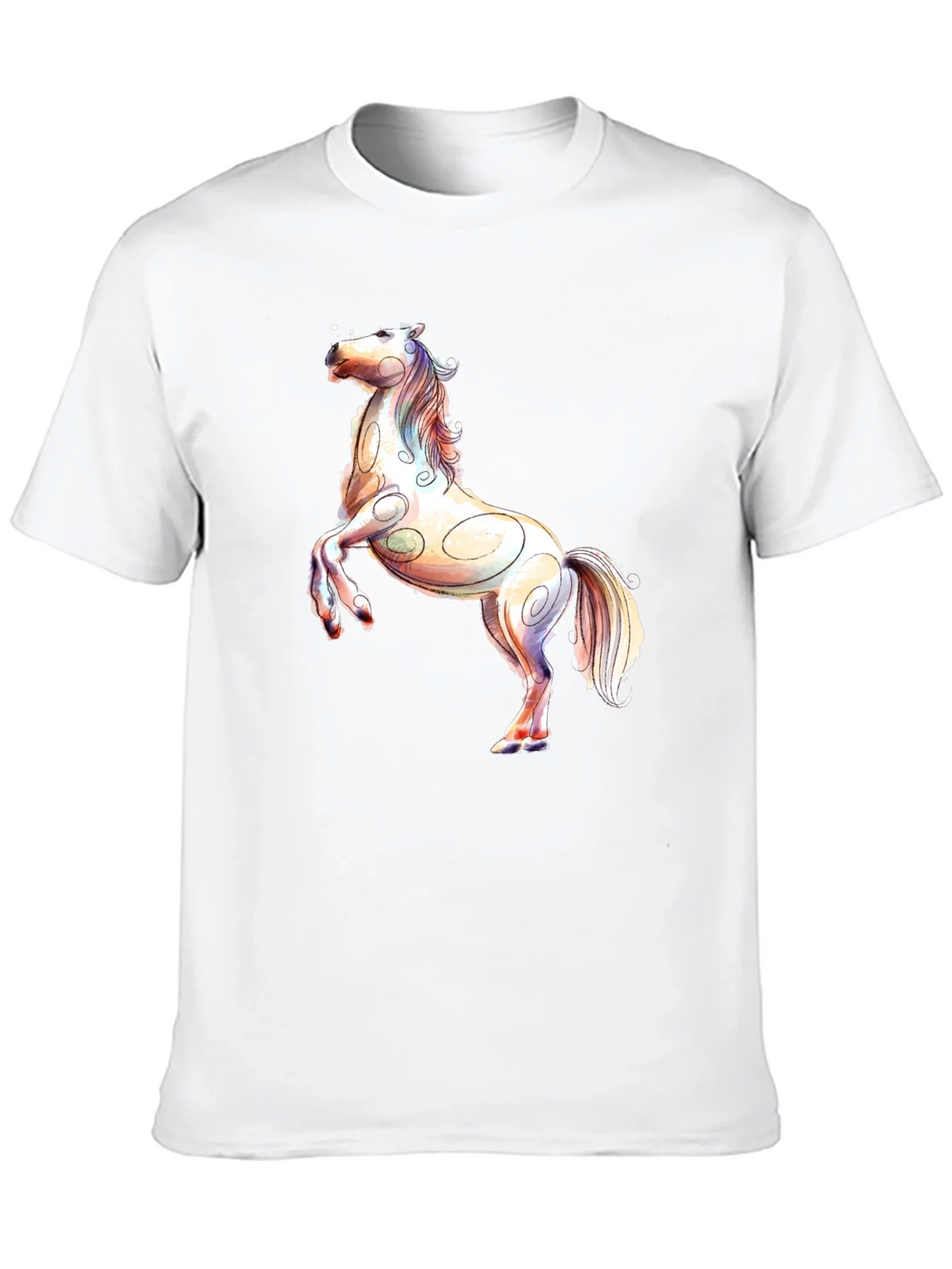 Horse Graphic Black T-Shirt product image 9