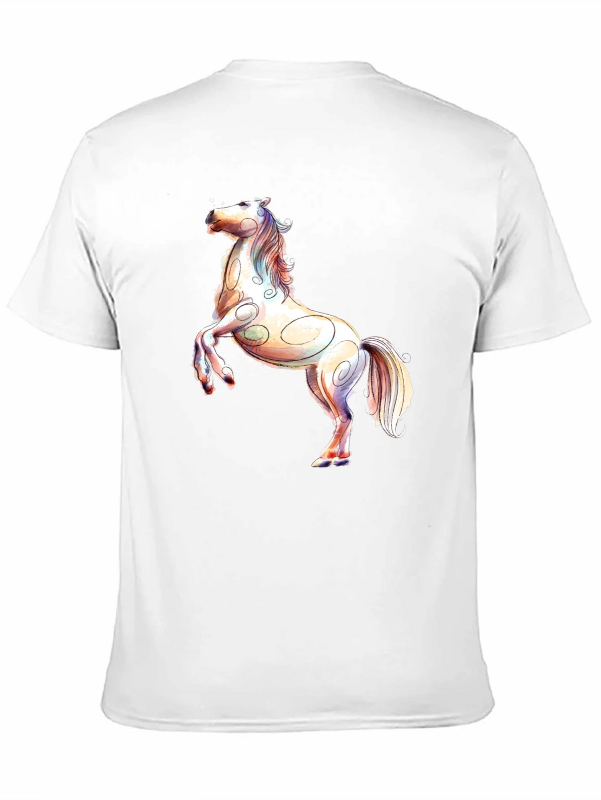 Horse Graphic Black T-Shirt product image 10