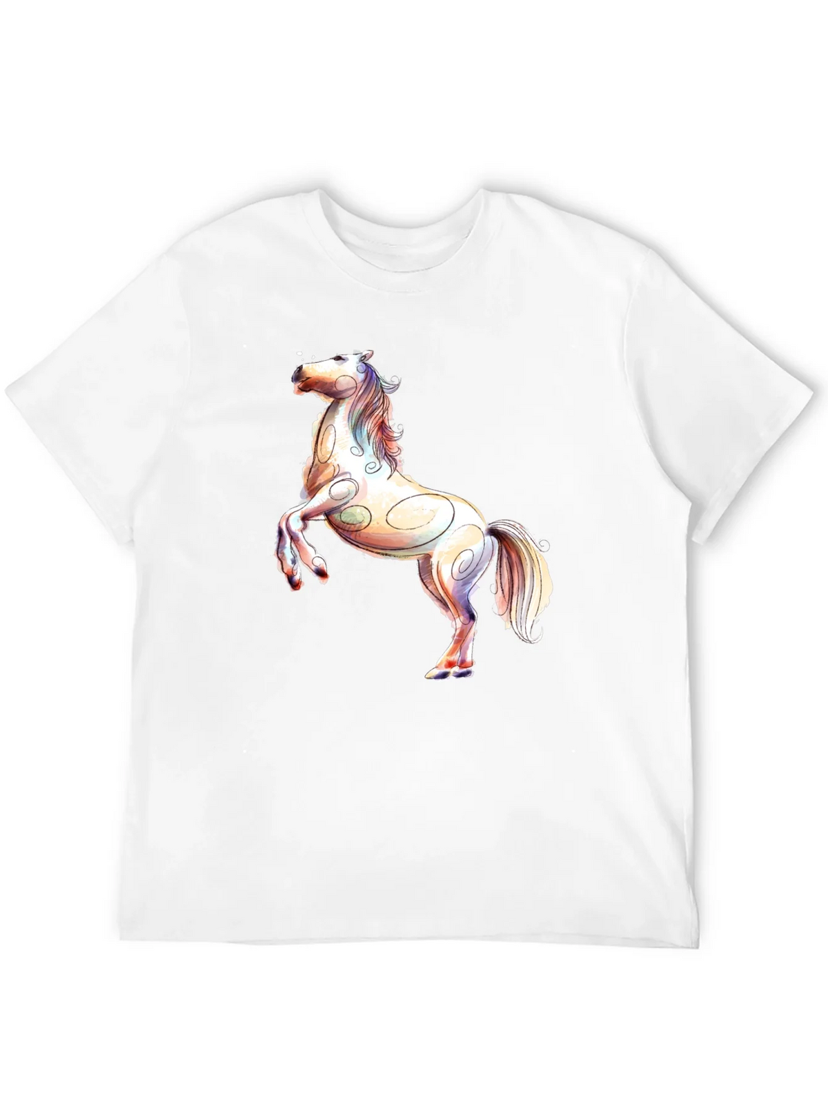 Horse Graphic Black T-Shirt product image 11