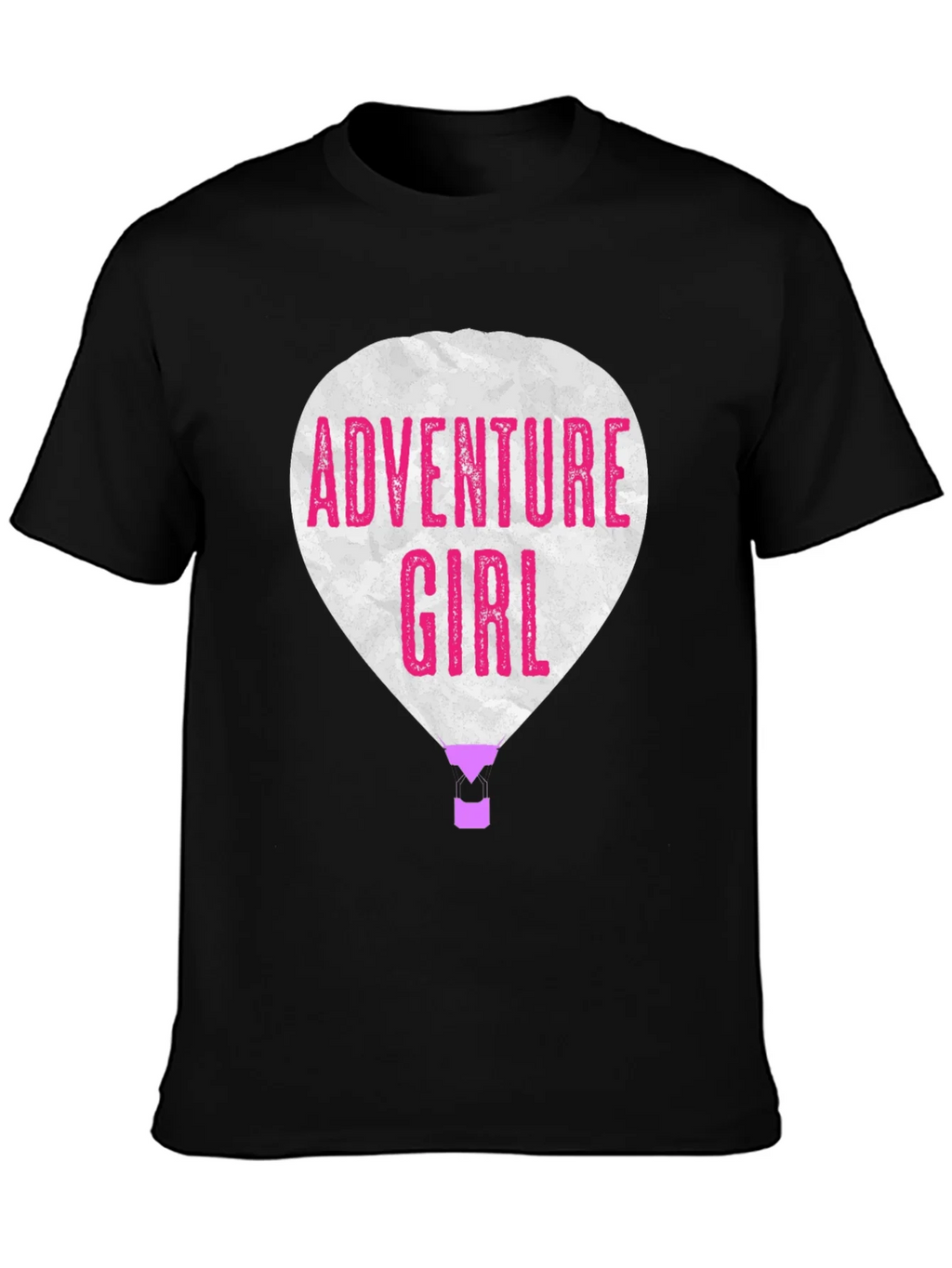 Adventure Girl Graphic Tee - Hot Air Balloon Design product image 2