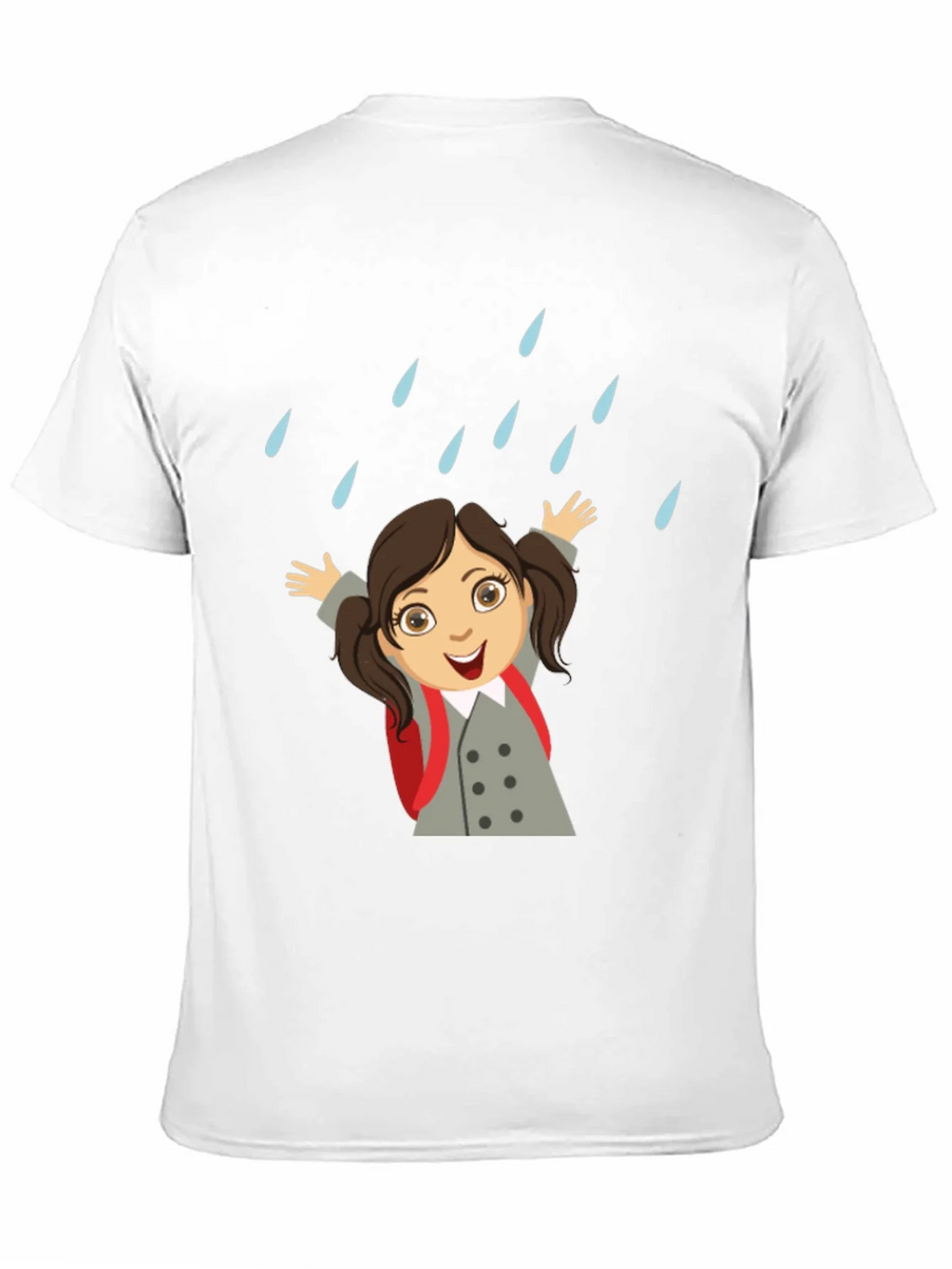 Rainy Day Girl Graphic Tee - Black product image 8