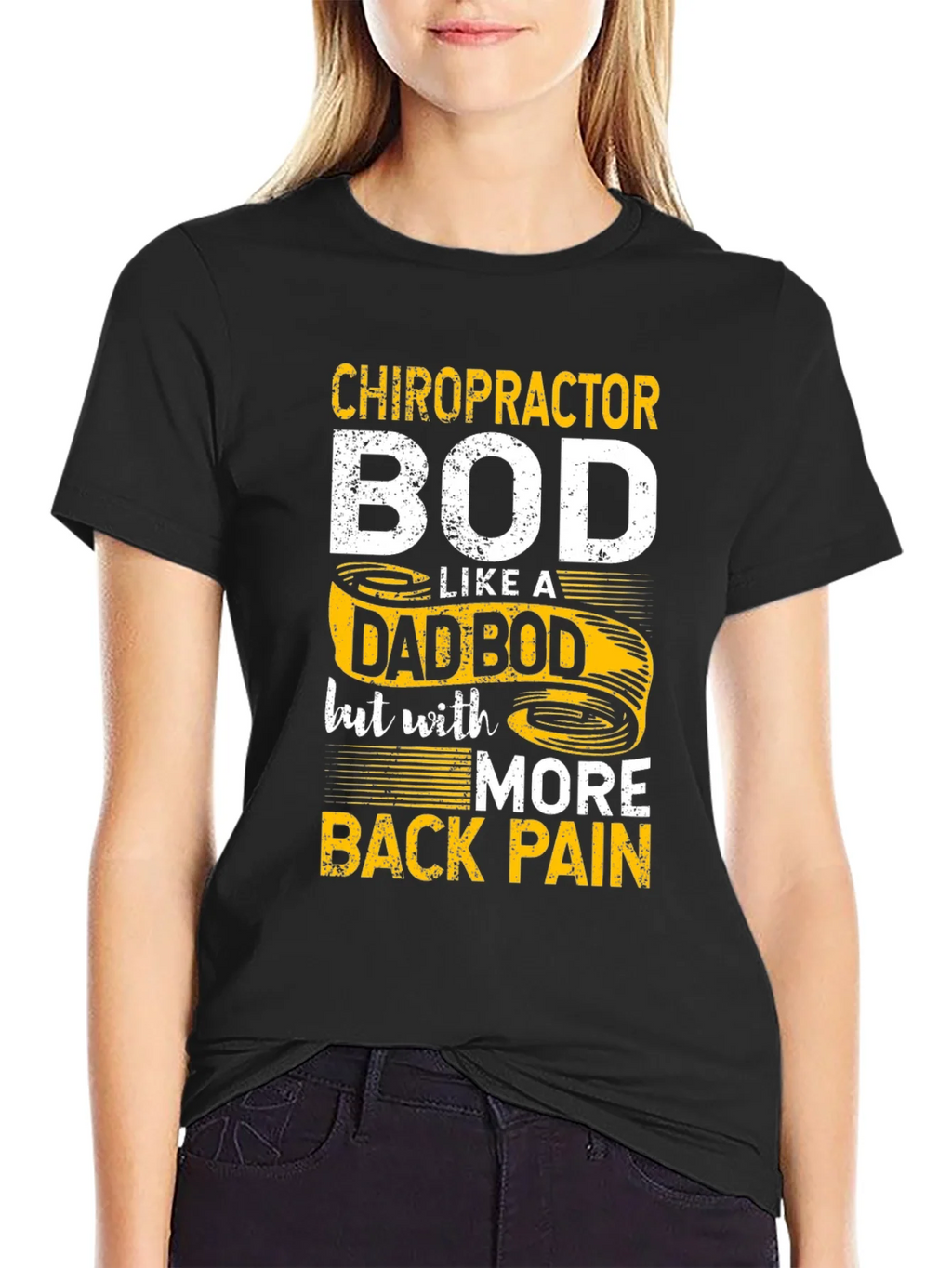 Chiropractor Dad Bod Graphic T-Shirt product image 2