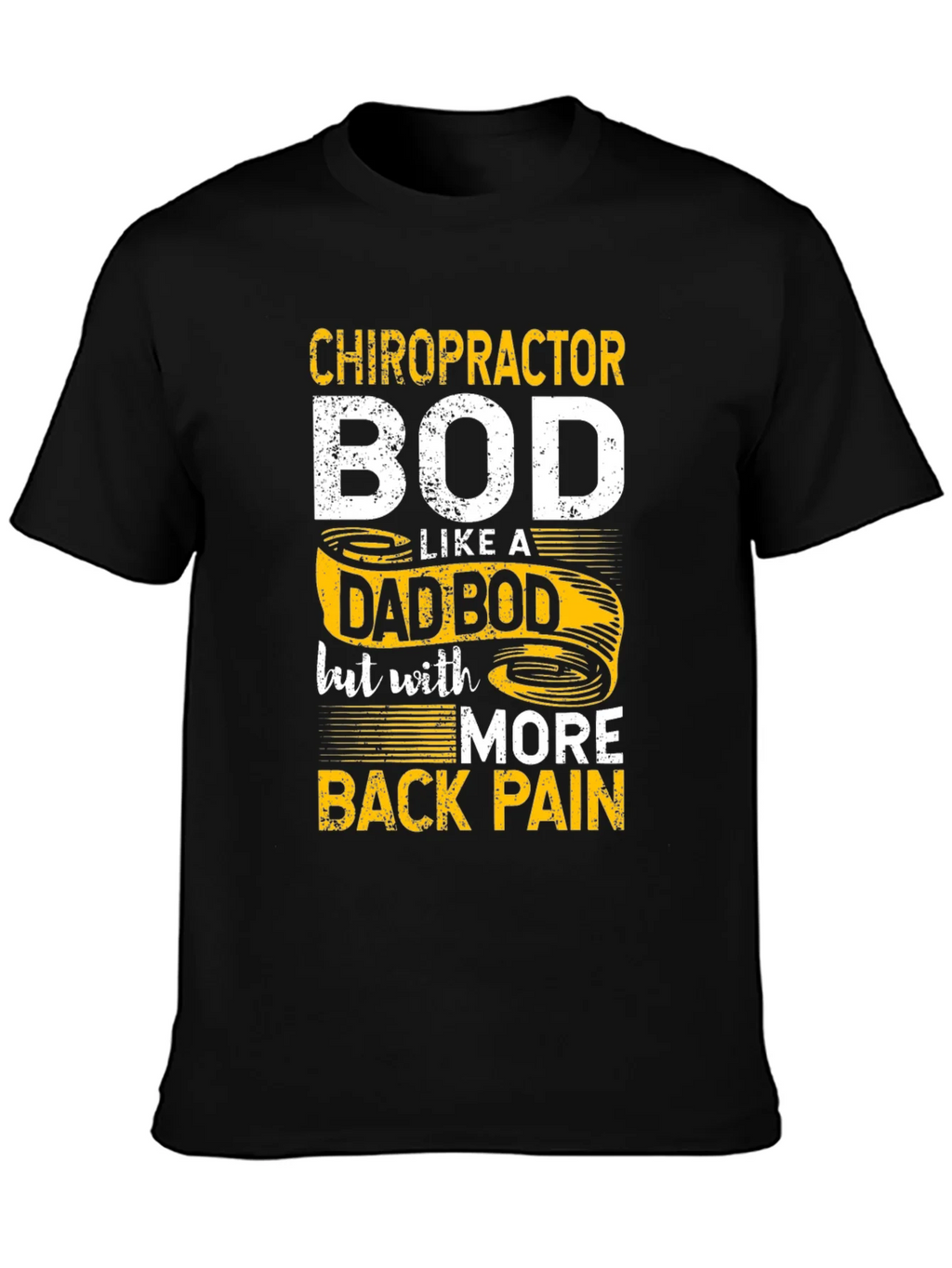 Chiropractor Dad Bod Graphic T-Shirt product image 3