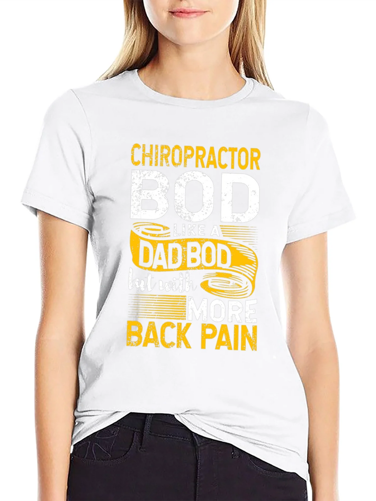 Chiropractor Dad Bod Graphic T-Shirt product image 6
