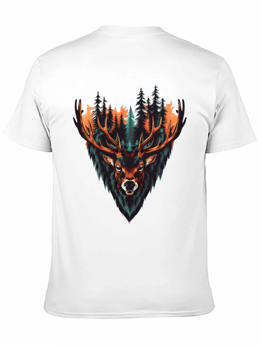 Mens Graphic Tee - Deer in Forest product image 7