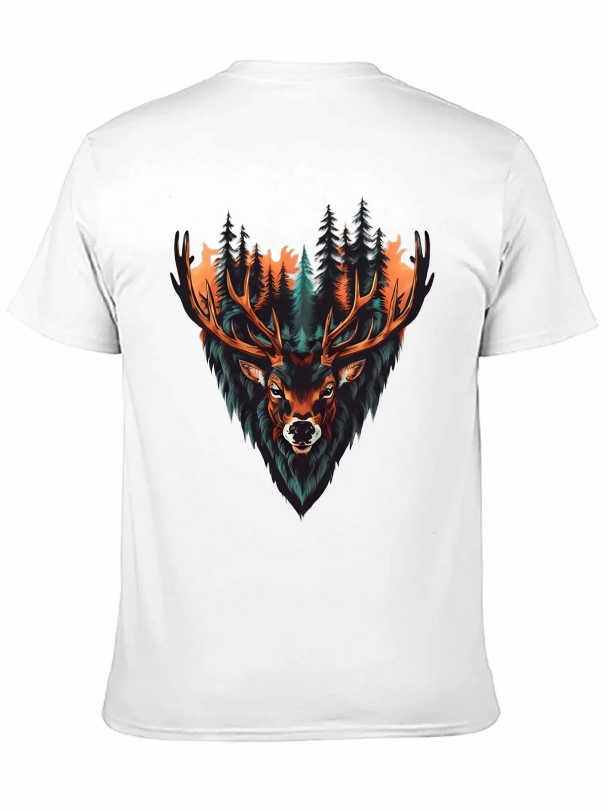 Mens Graphic Tee - Deer in Forest product image 7