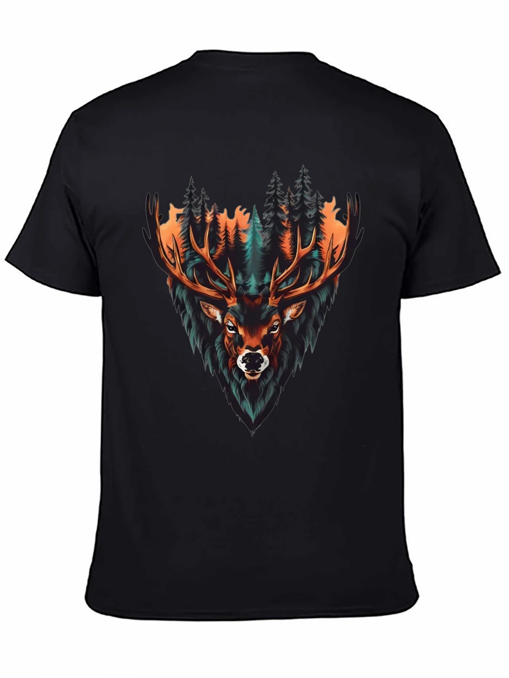 Mens Graphic Tee - Deer in Forest product image 3