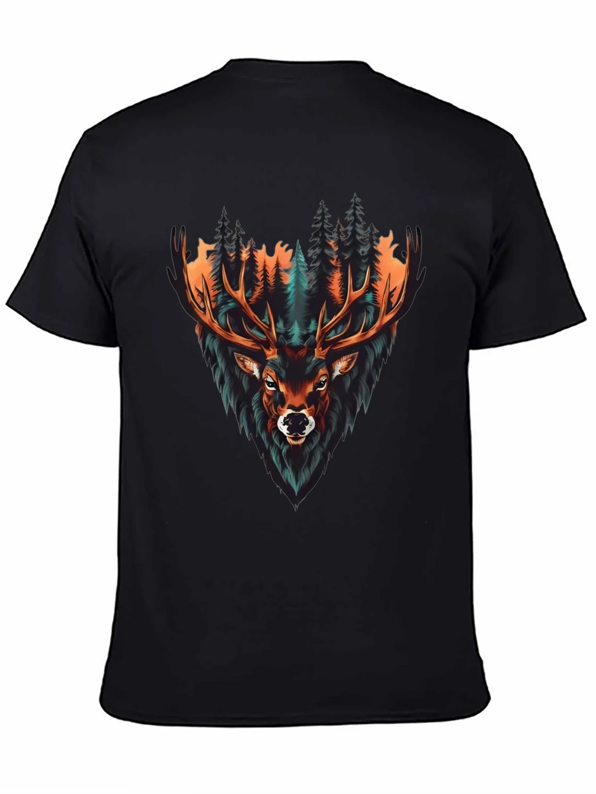 Mens Graphic Tee - Deer in Forest product image 3