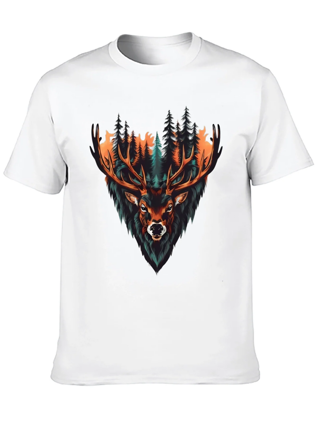 Mens Graphic Tee - Deer in Forest product image 6