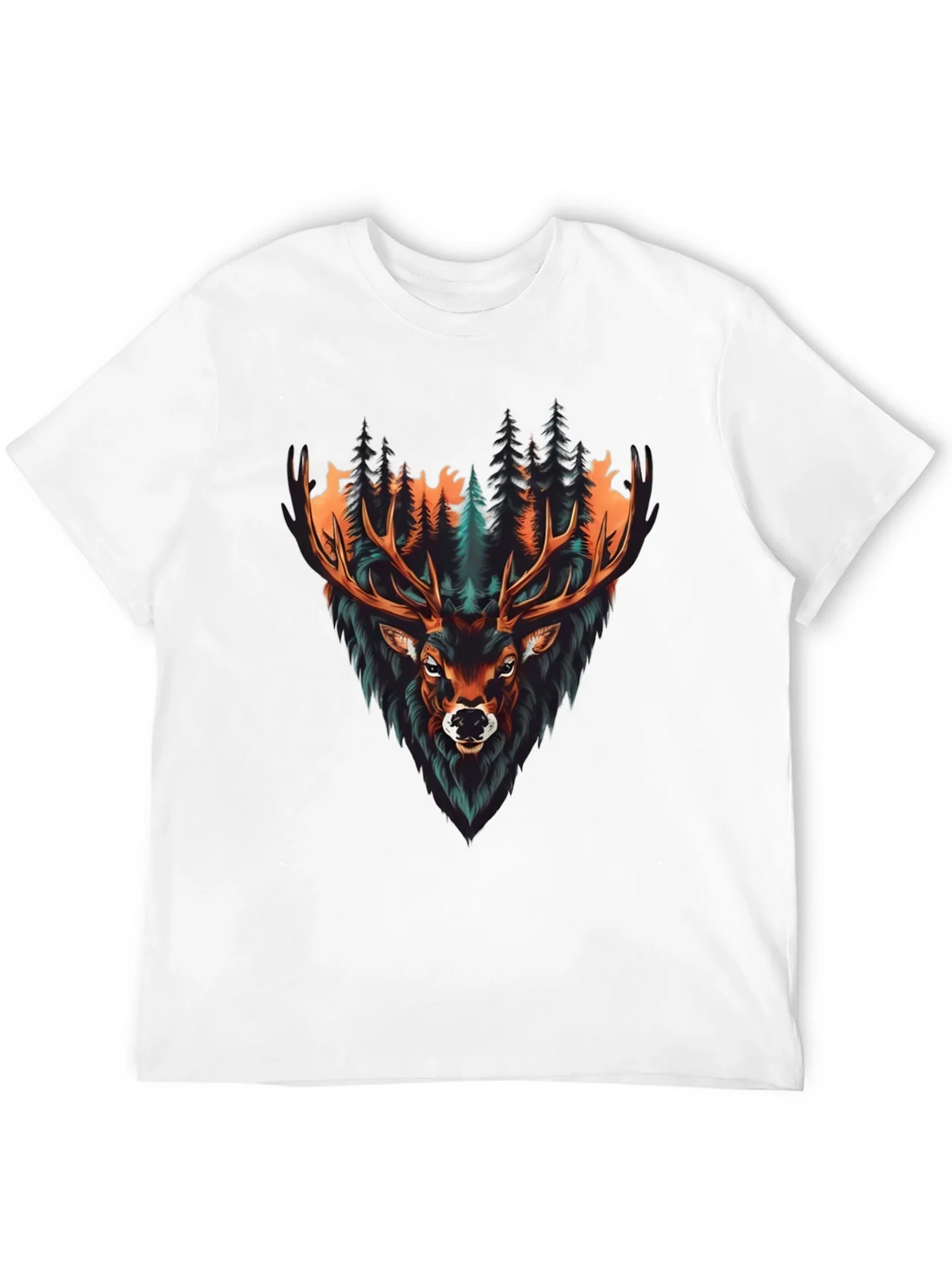 Mens Graphic Tee - Deer in Forest product image 8