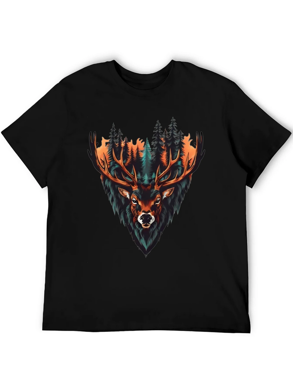 Mens Graphic Tee - Deer in Forest product image 4