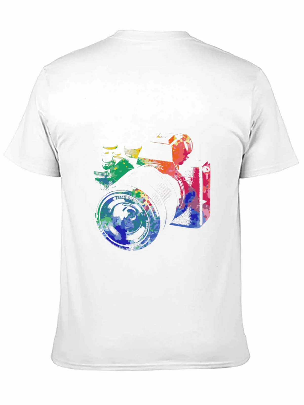 Retro Camera Graphic Tee - Artsy Black T-Shirt product image 10