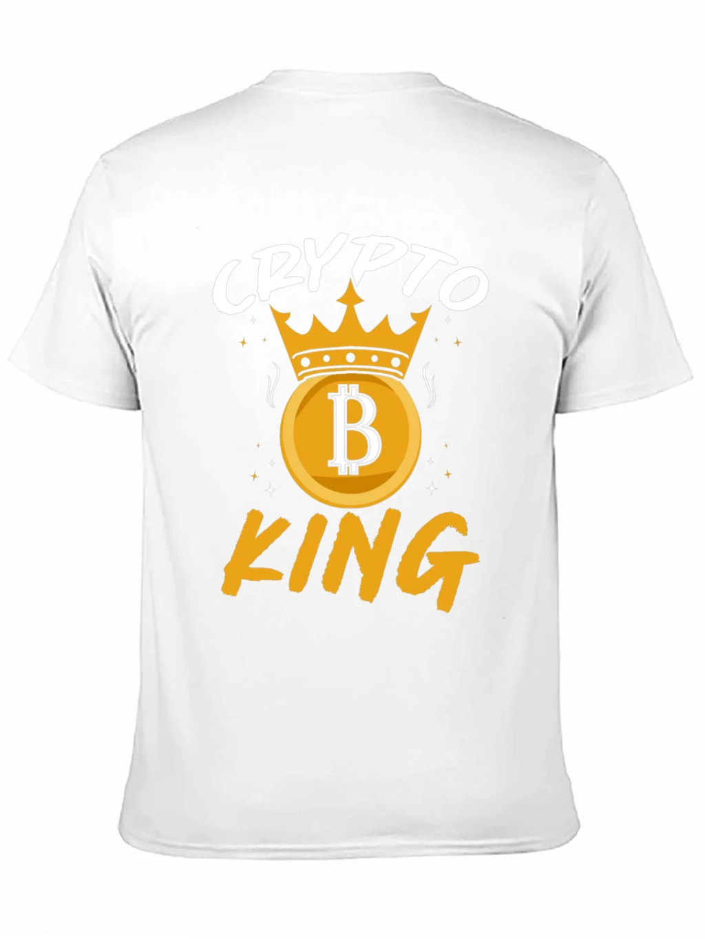 Crypto King Graphic T-Shirt - Bitcoin Crown product image 8