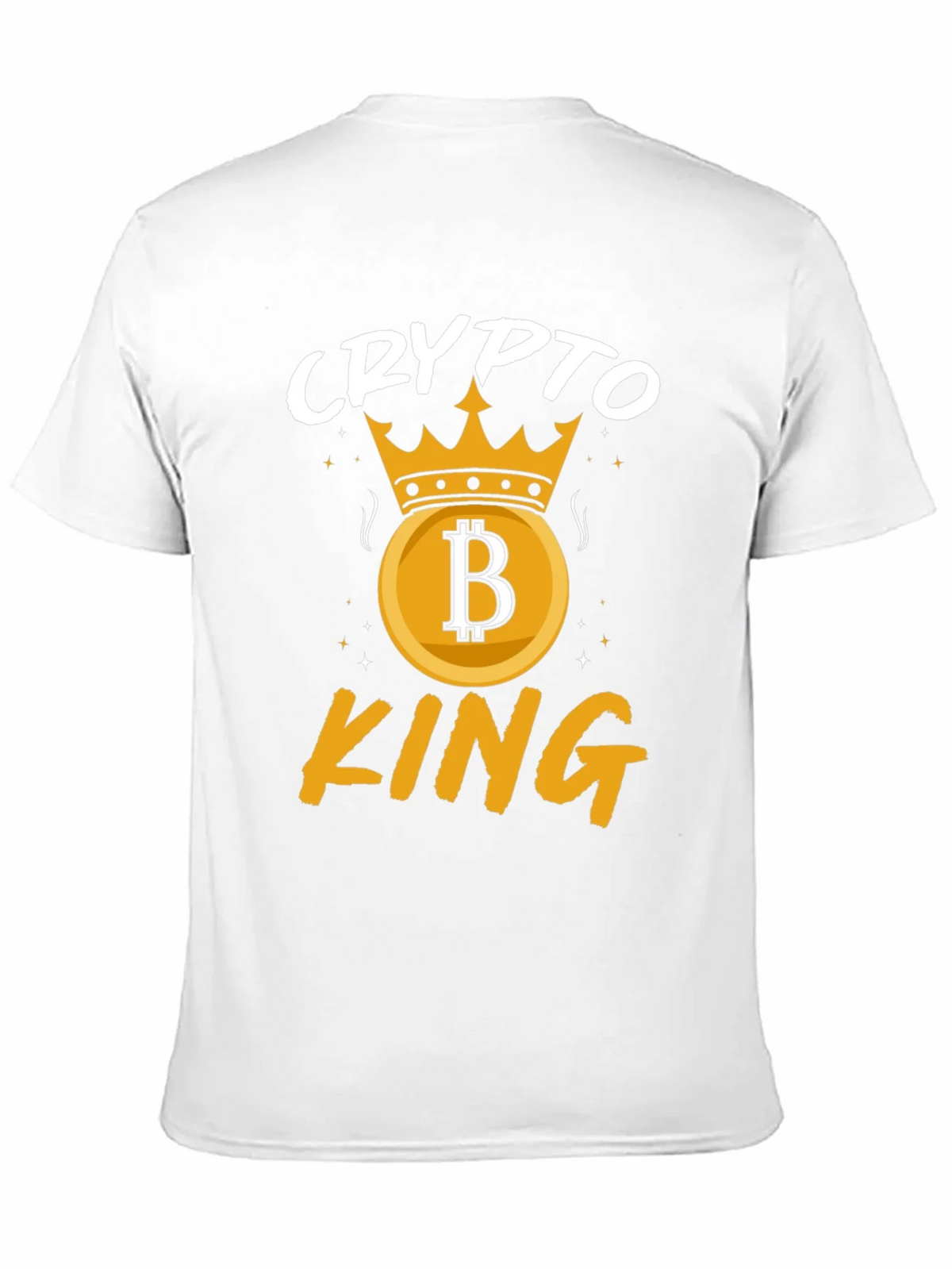 Crypto King Graphic T-Shirt - Bitcoin Crown product image 8