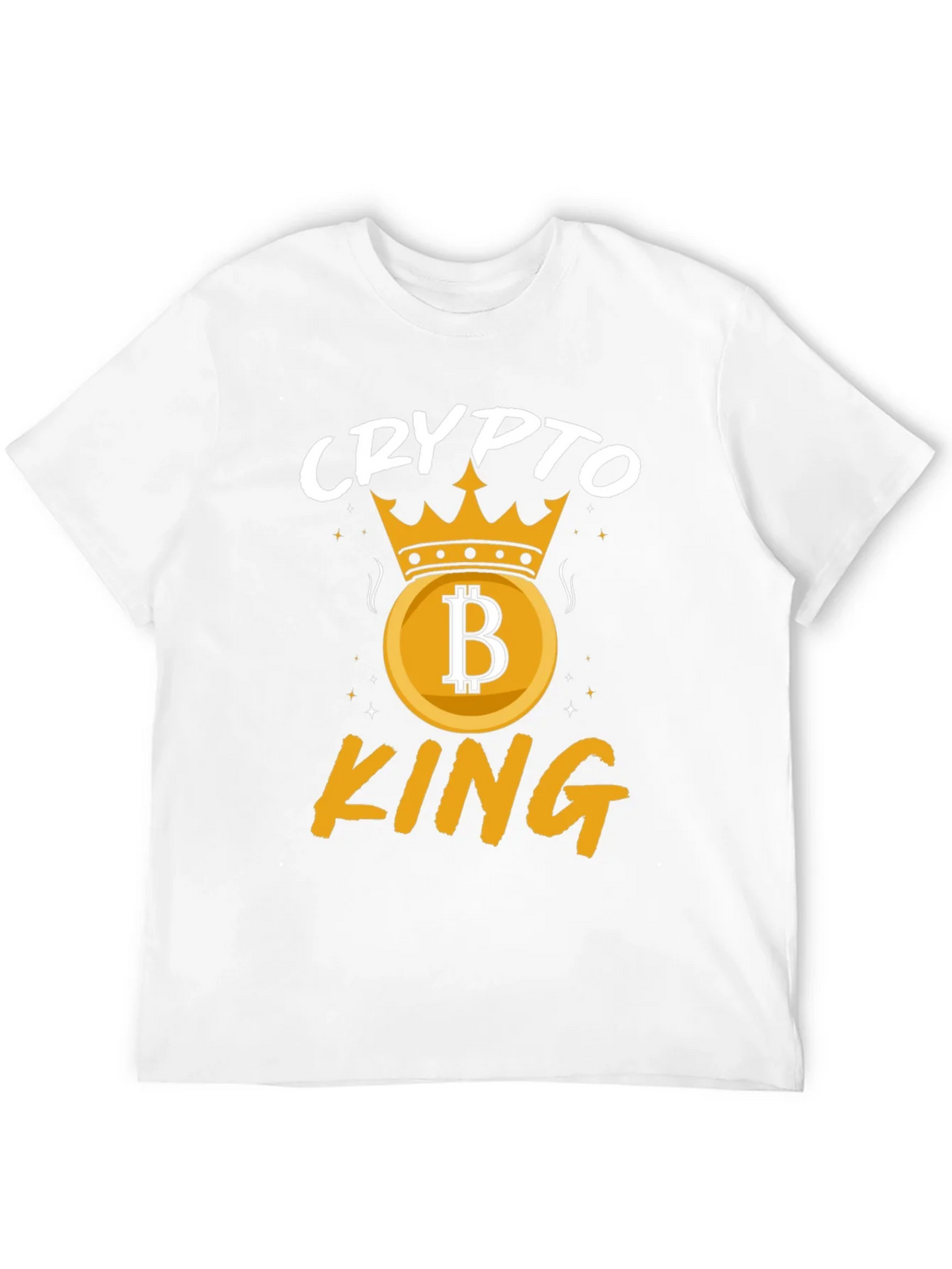 Crypto King Graphic T-Shirt - Bitcoin Crown product image 9