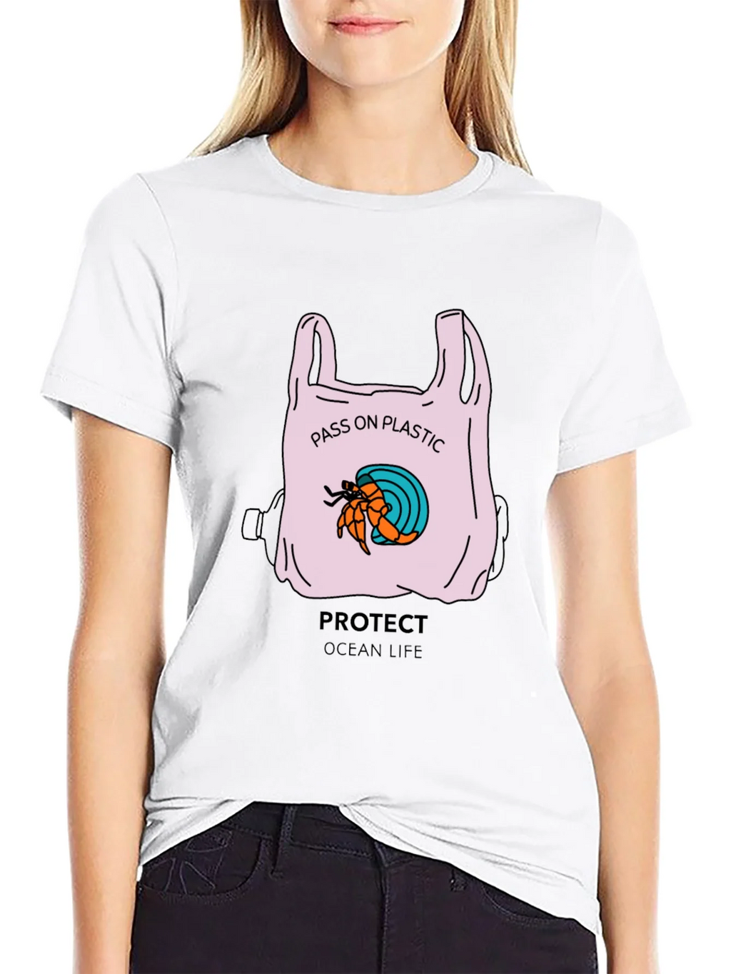 Protect Ocean Life Graphic Tee product image 3