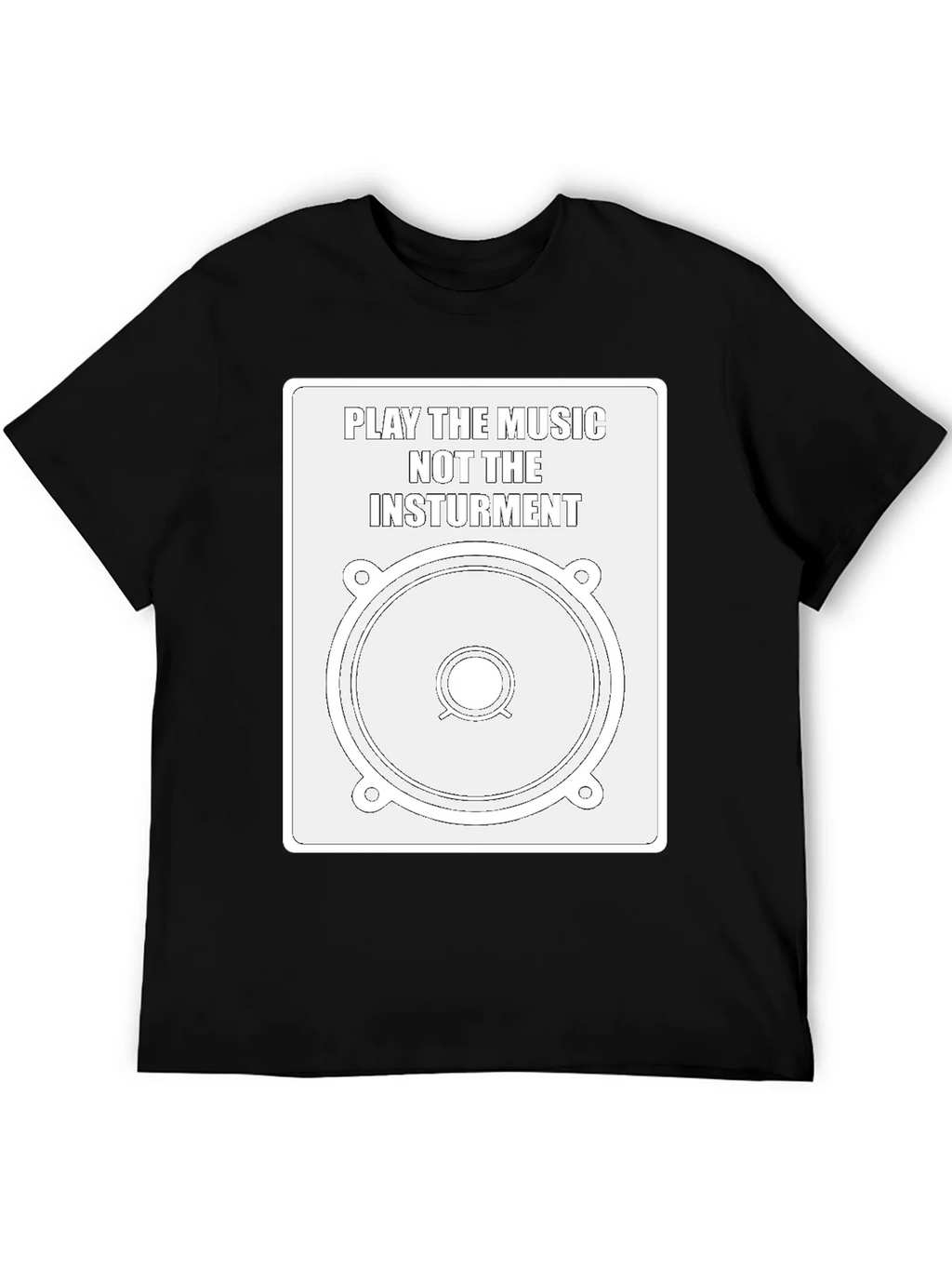 Music Speaker Graphic Tee - Play the product image 5