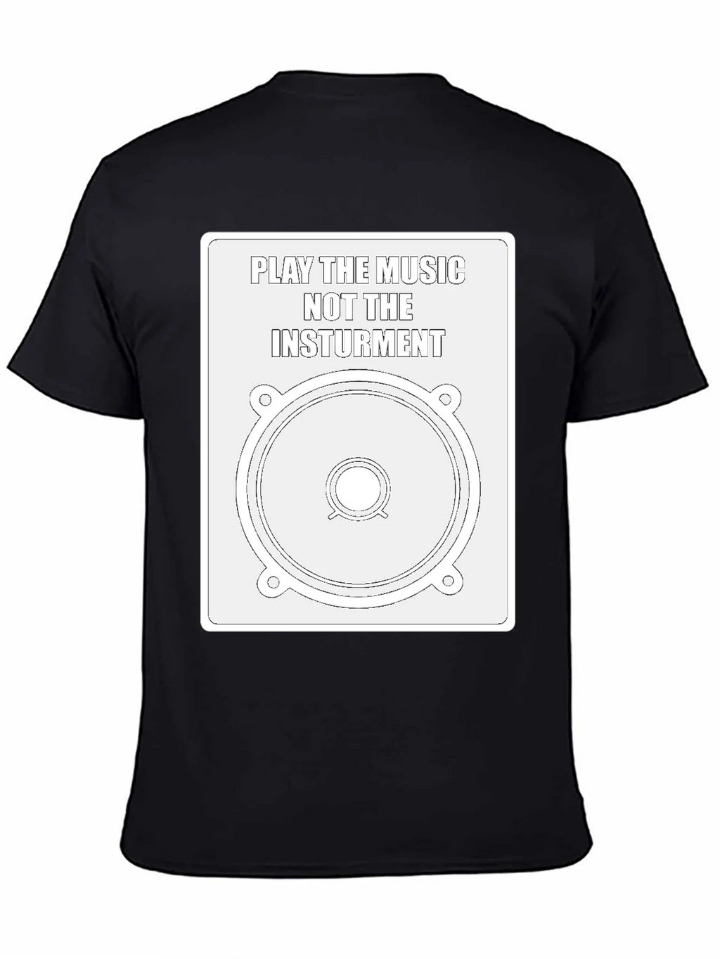 Music Speaker Graphic Tee - Play the product image 4