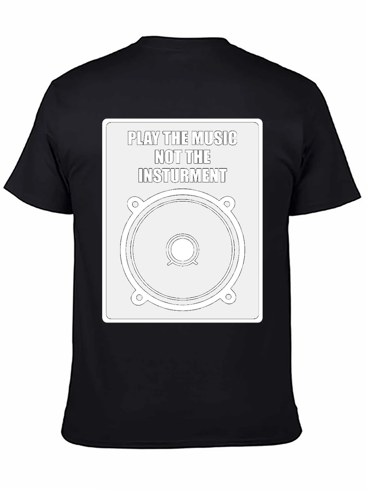 Music Speaker Graphic Tee - Play the product image 4