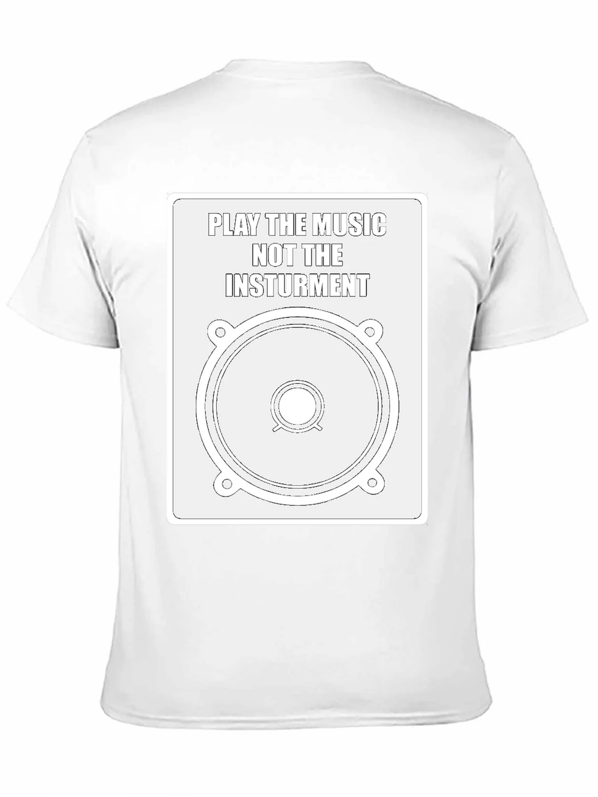 Music Speaker Graphic Tee - Play the product image 10