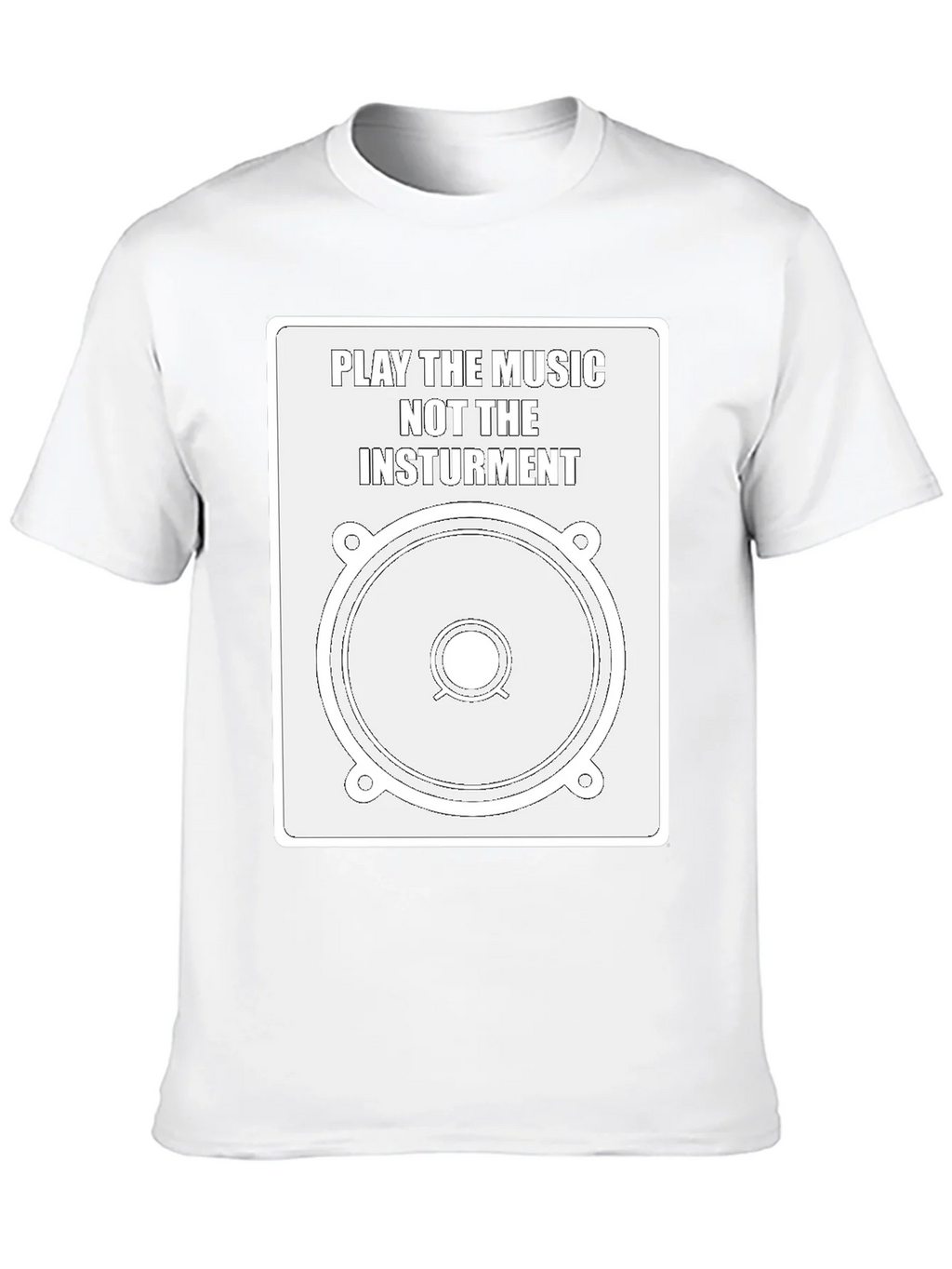 Music Speaker Graphic Tee - Play the product image 9
