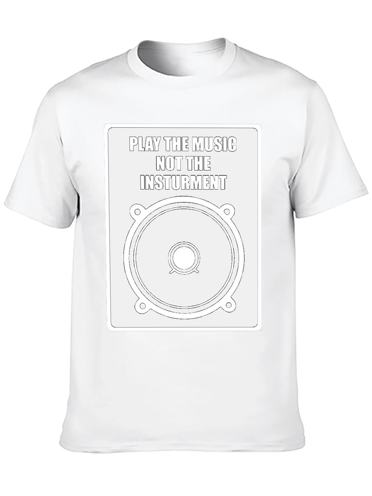 Music Speaker Graphic Tee - Play the product image 9