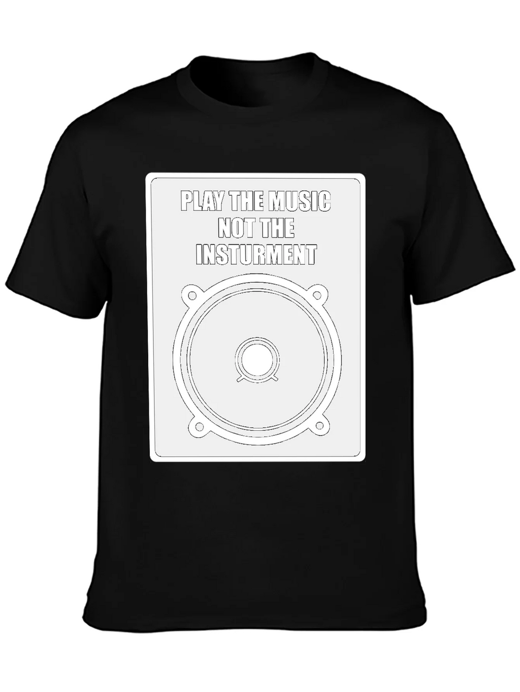 Music Speaker Graphic Tee - Play the product image 3