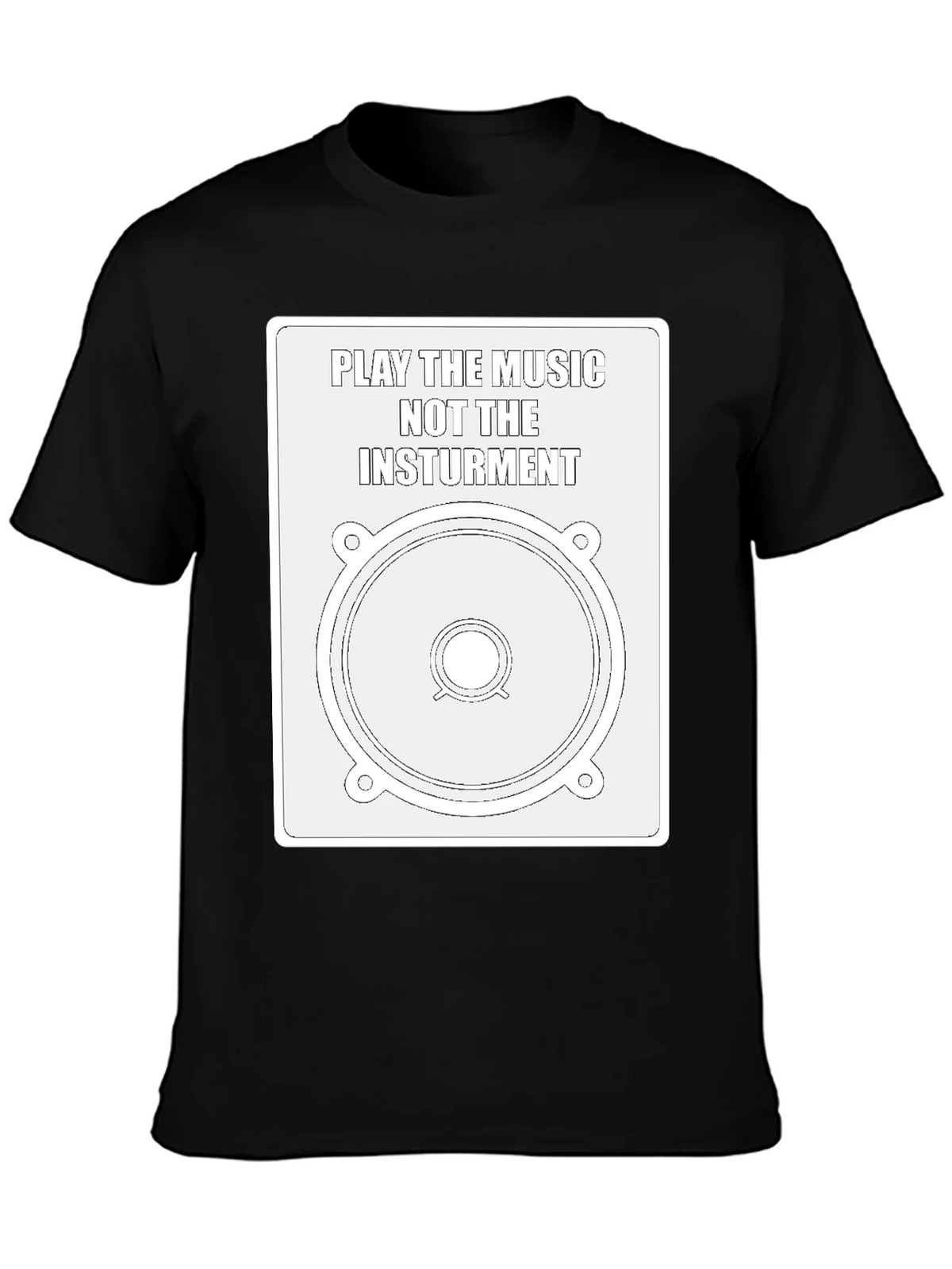 Music Speaker Graphic Tee - Play the product image 3