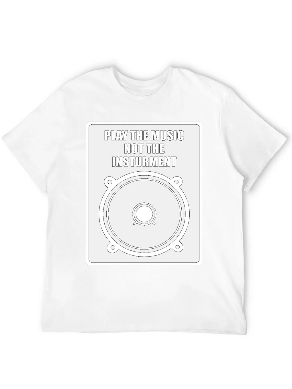 Music Speaker Graphic Tee - Play the product image 11