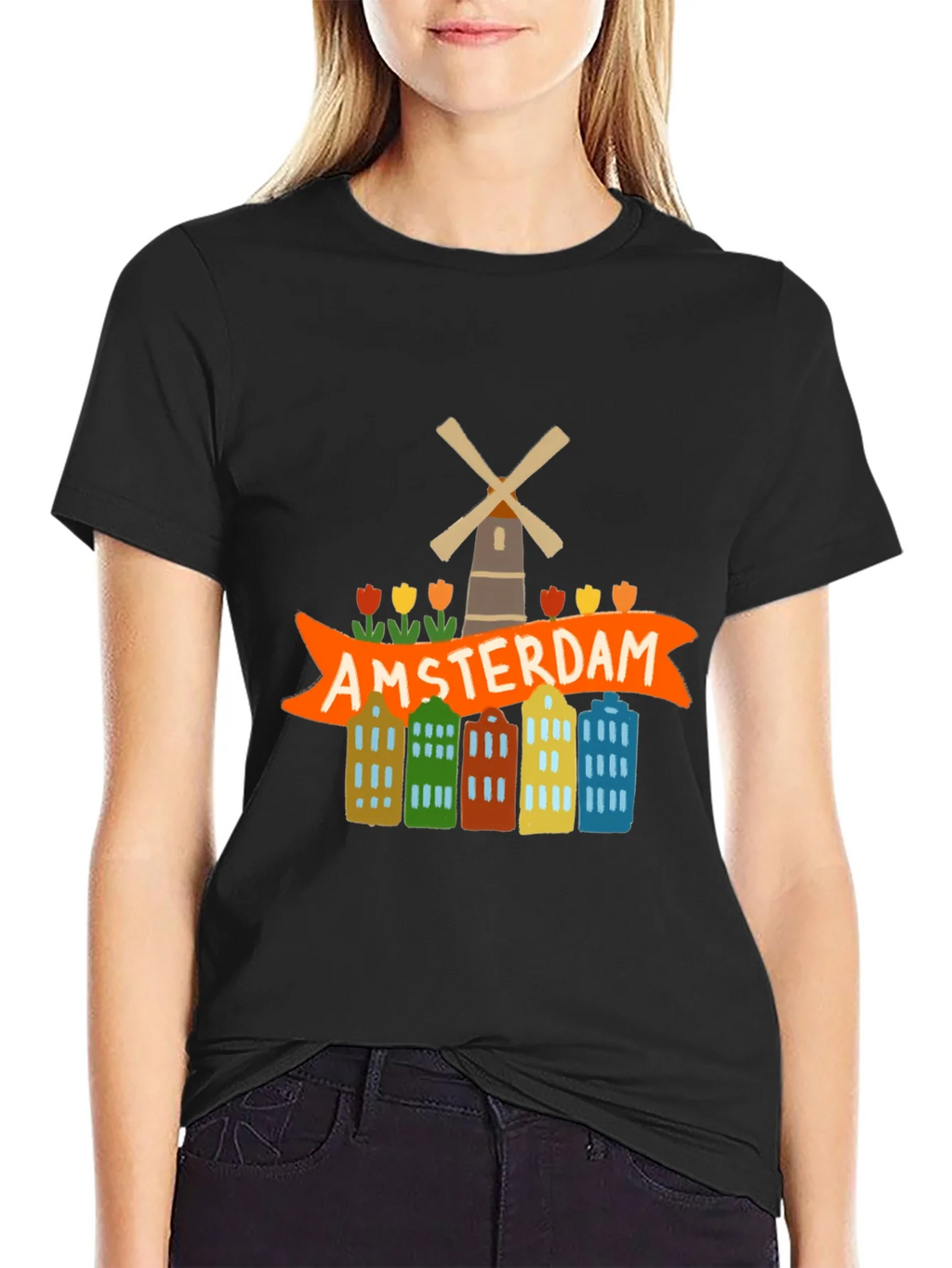 Amsterdam Graphic Tee - Tourist Souvenir T-Shirt product image 2