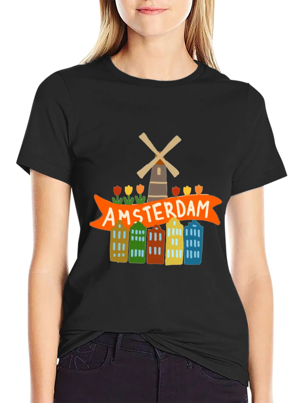 Amsterdam Graphic Tee - Tourist Souvenir T-Shirt product image 2