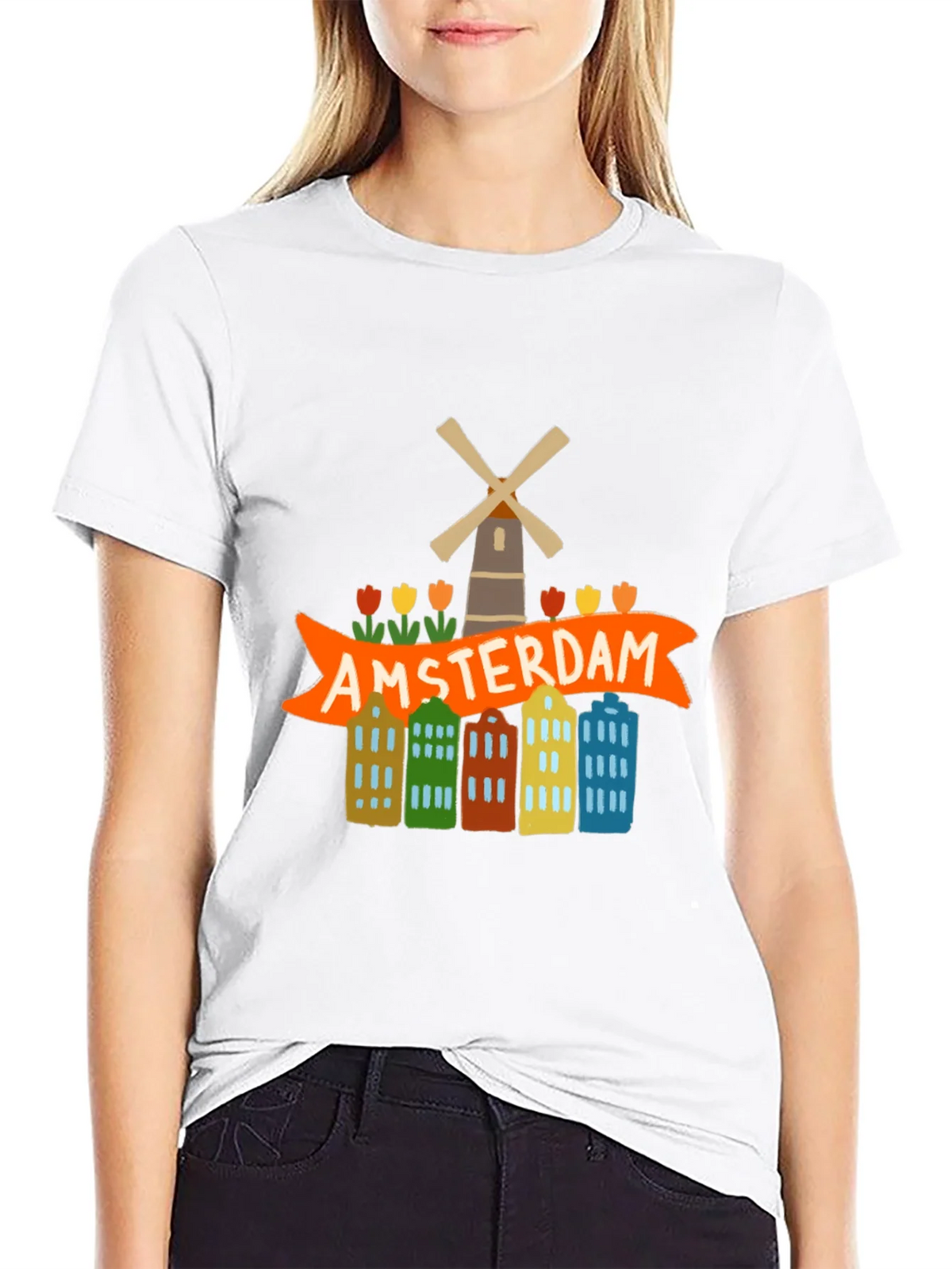 Amsterdam Graphic Tee - Tourist Souvenir T-Shirt product image 8