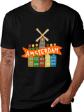 Amsterdam Graphic Tee - Tourist Souvenir T-Shirt product image 1