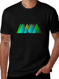 Geometric Mountain Peak T-Shirt product image 1