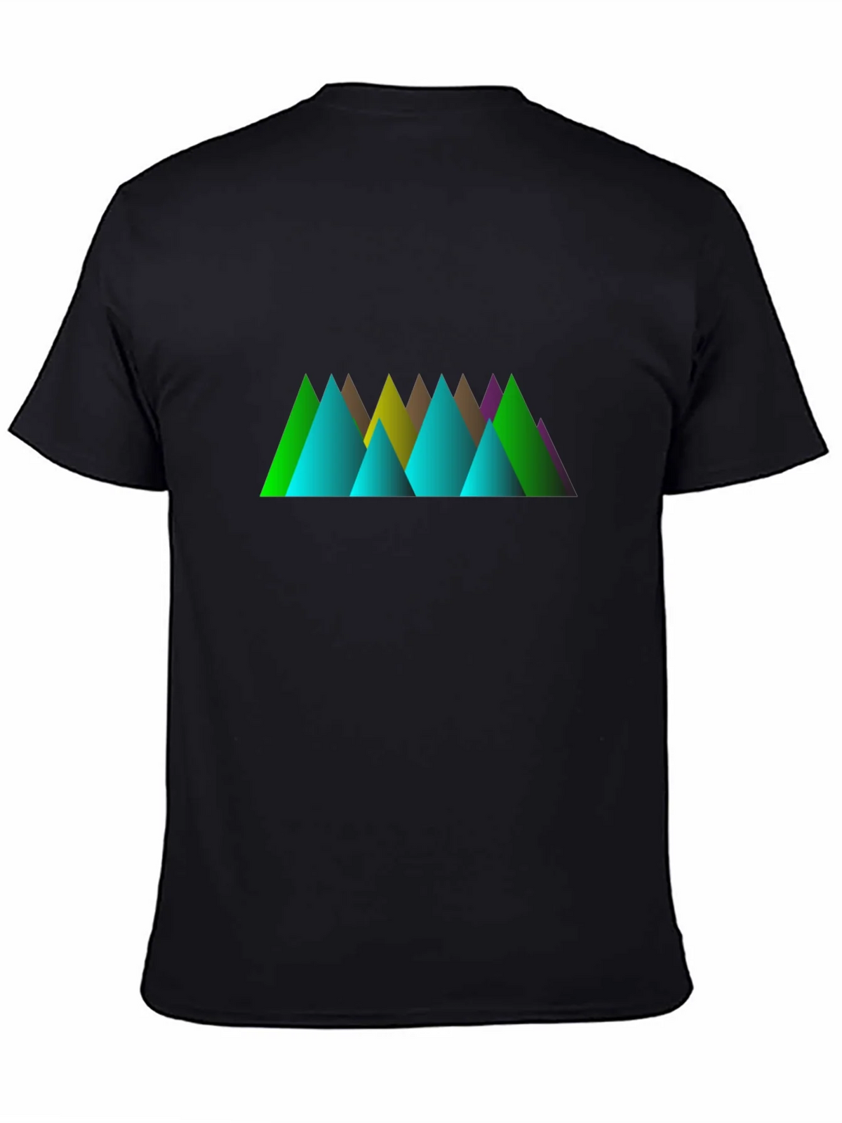 Geometric Mountain Peak T-Shirt product image 4