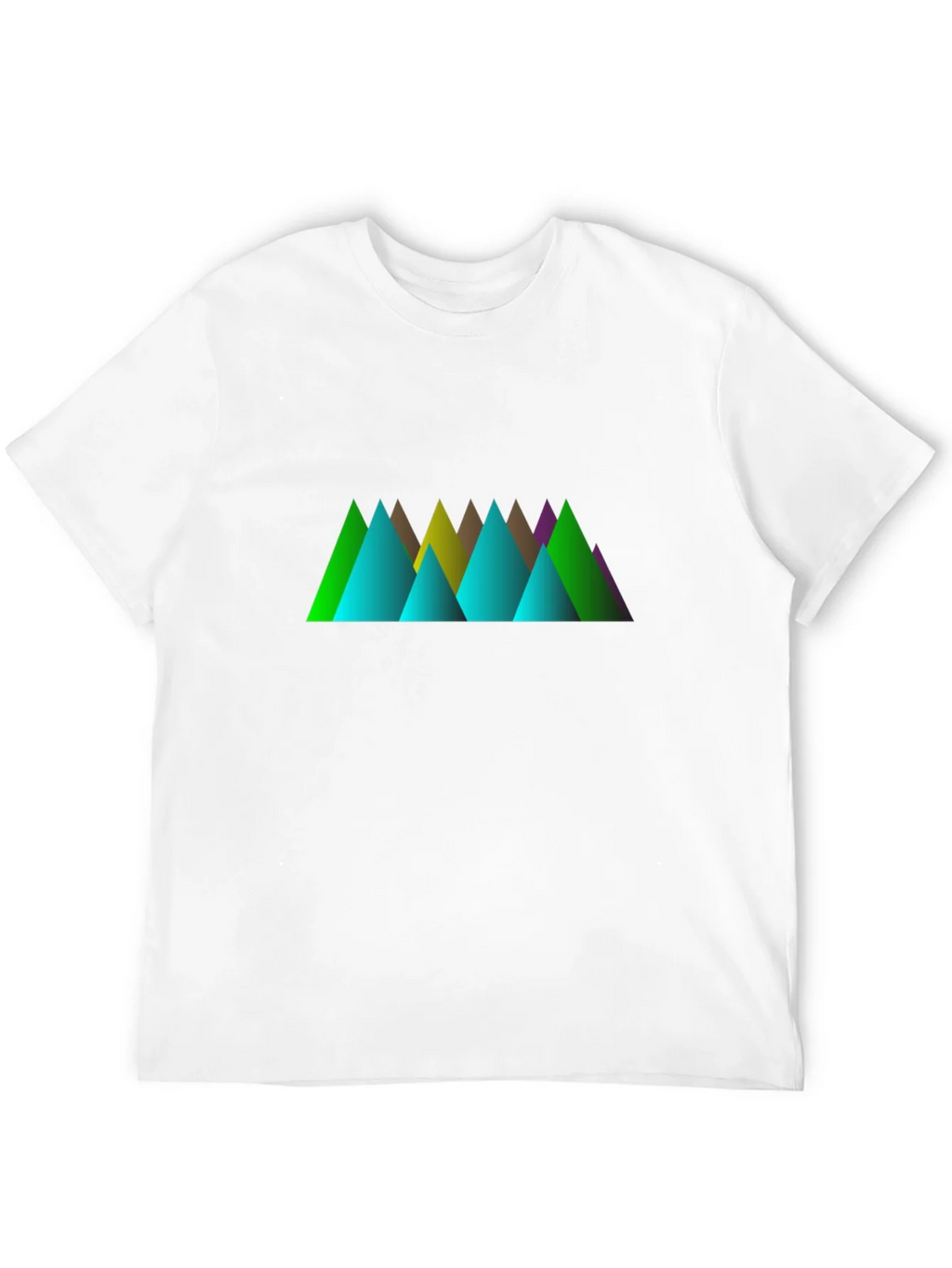 Geometric Mountain Peak T-Shirt product image 10
