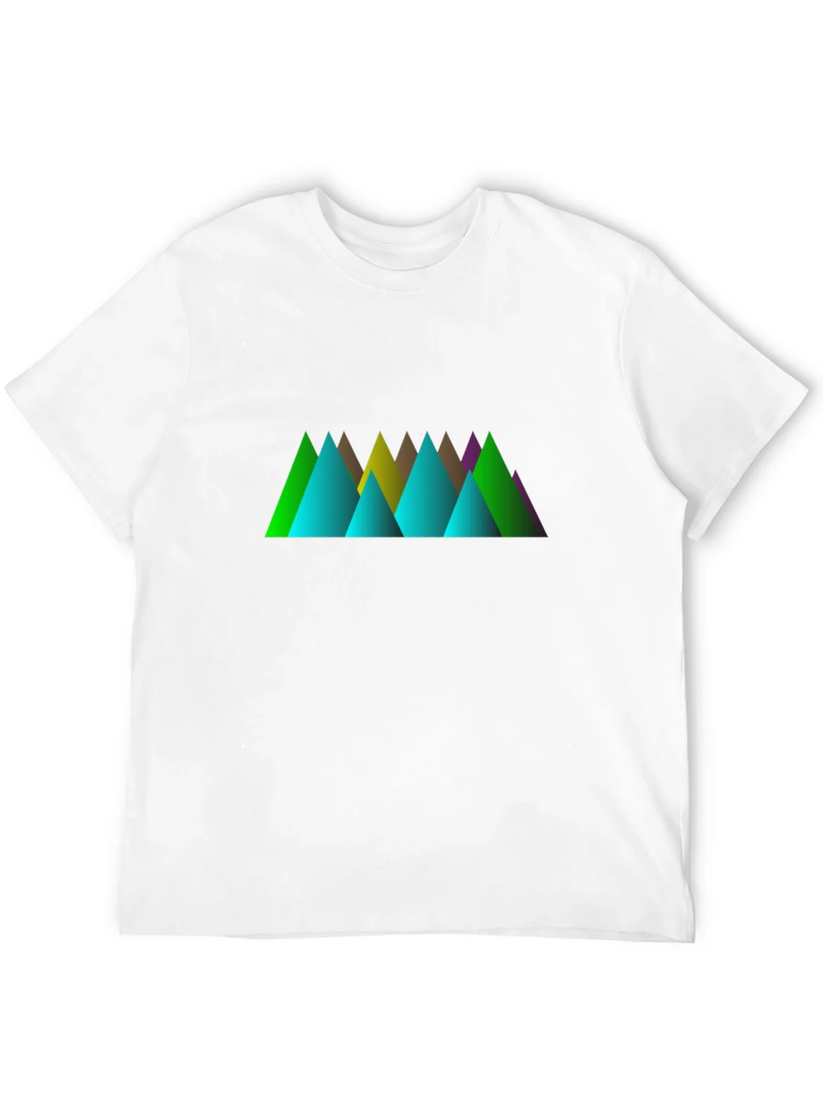 Geometric Mountain Peak T-Shirt product image 10