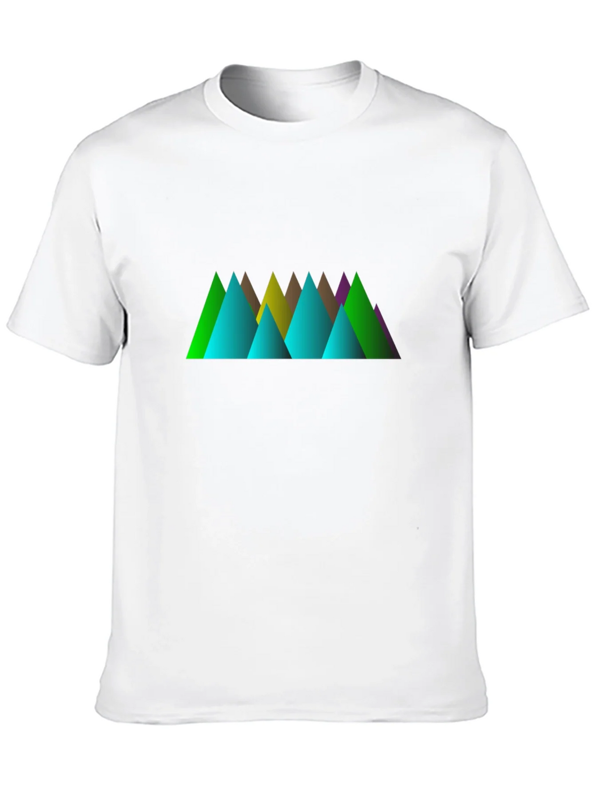 Geometric Mountain Peak T-Shirt product image 9