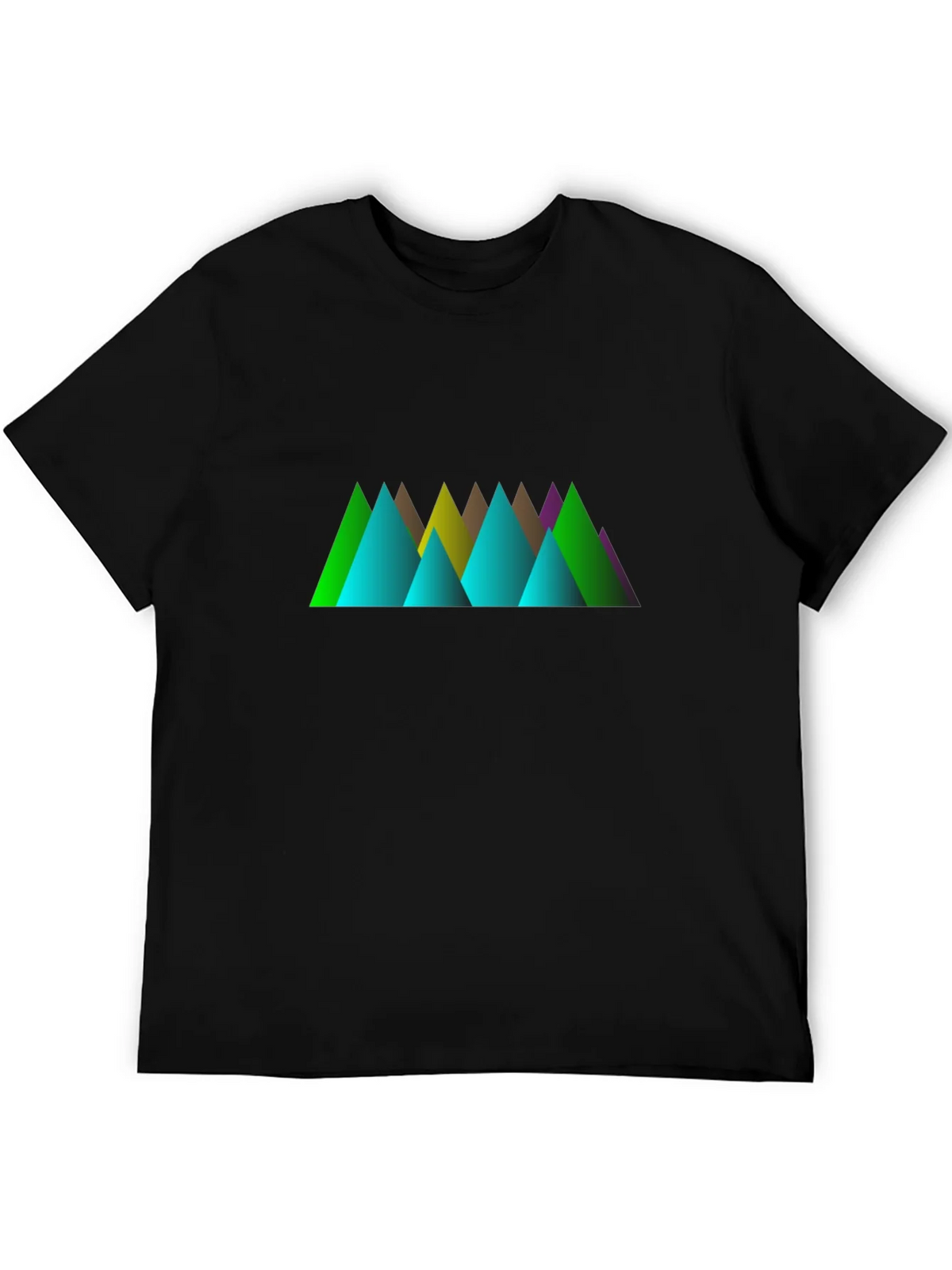 Geometric Mountain Peak T-Shirt product image 5