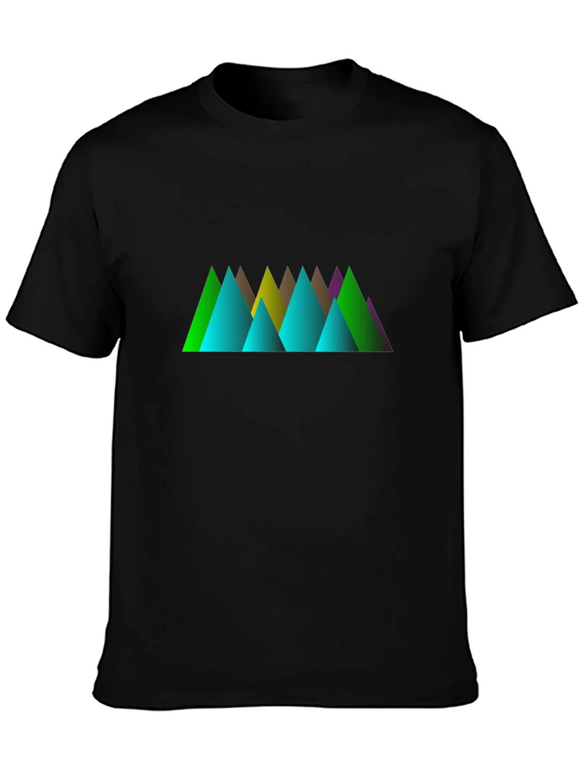 Geometric Mountain Peak T-Shirt product image 3